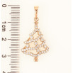 Кулон Xuping Позолота 18K Новорічна ялинка» для ланцюжка до 6мм фото №2 Кулон Xuping Позолота 18K Новорічна ялинка» для ланцюжка до 6мм фото №2