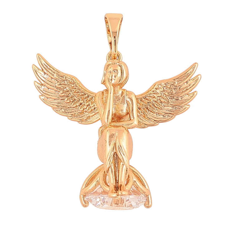 Кулон Xuping Позолота 18K «Янгол» для ланцюжка до 5мм фото №13 Кулон Xuping Позолота 18K «Янгол» для ланцюжка до 5мм фото №13