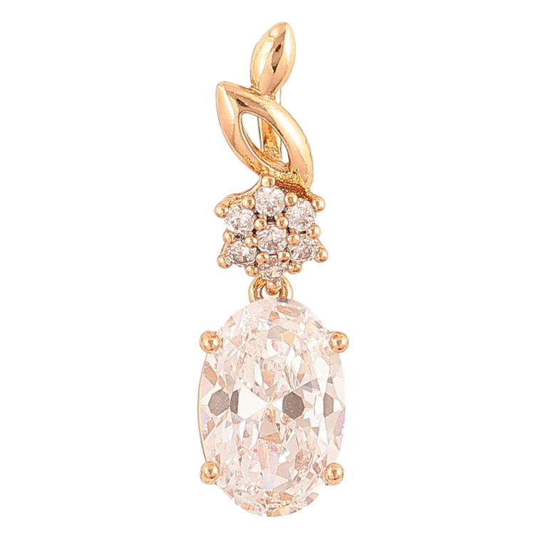 Кулон Xuping Позолота 18K «Кришталевий блиск» для ланцюжка до 2мм фото №1 Кулон Xuping Позолота 18K «Кришталевий блиск» для ланцюжка до 2мм фото №1