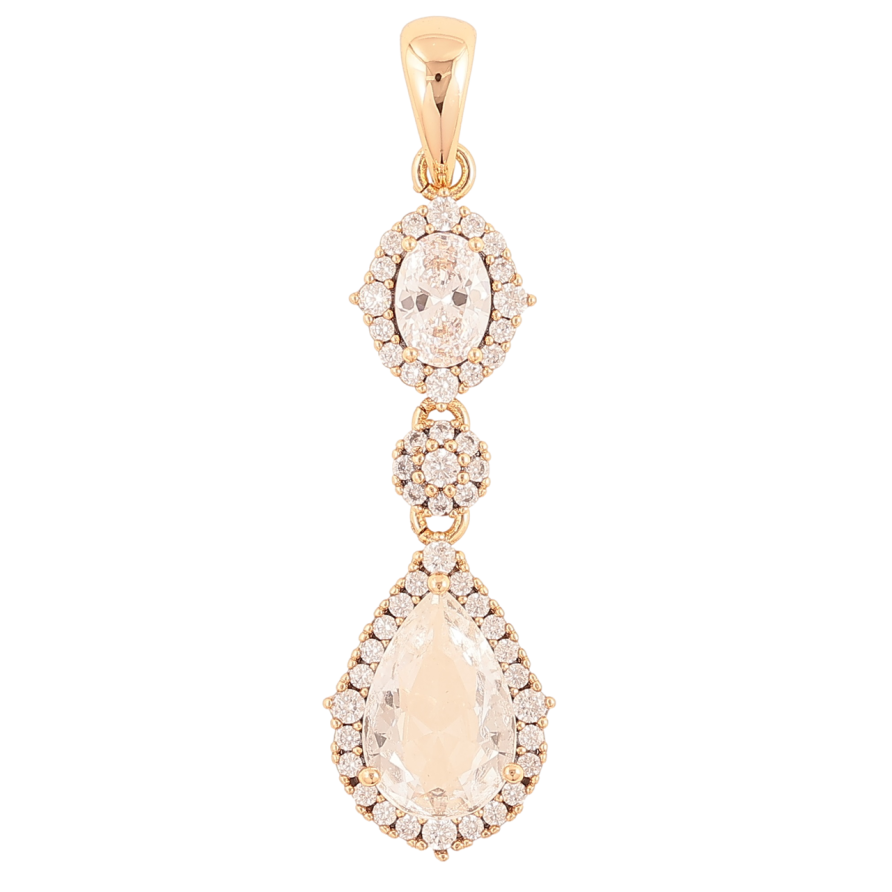 Кулон Xuping Позолота 18K «Витонченість» для ланцюжка до 5мм фото №1 Кулон Xuping Позолота 18K «Витонченість» для ланцюжка до 5мм фото №1