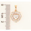 Кулон Xuping Позолота 18K «Кришталеве серце» для ланцюжка до 5мм фото №2 Кулон Xuping Позолота 18K «Кришталеве серце» для ланцюжка до 5мм фото №2