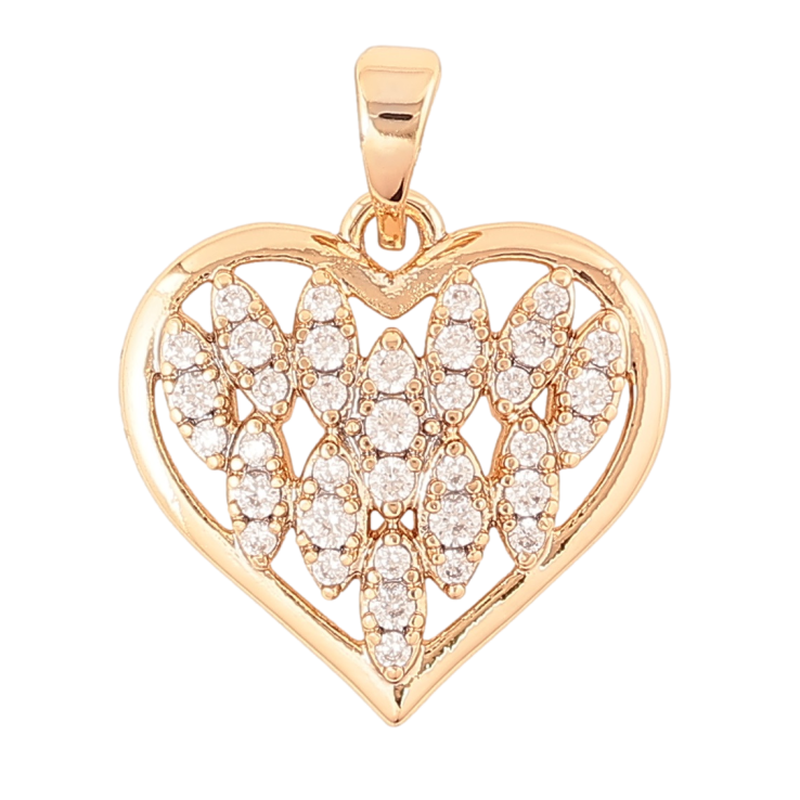 Кулон Xuping Позолота 18K «Серце з інкрустацією кристалами» для ланцюжка до 5мм фото №21 Кулон Xuping Позолота 18K «Серце з інкрустацією кристалами» для ланцюжка до 5мм фото №21