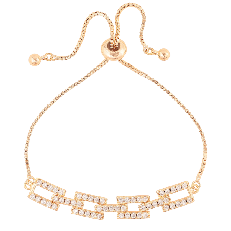 Браслет Xuping M&L Колір 18K «Ланцюжок з декоративною вставкою» на бігунку, довжина 12-24см х 1.5мм фото №1 Браслет Xuping M&L Колір 18K «Ланцюжок з декоративною вставкою» на бігунку, довжина 12-24см х 1.5мм фото №1