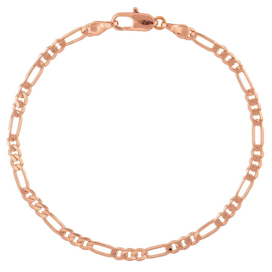 Браслет Xuping M&L Колір 18K «Ланцюжок плетіння Фігаро» довжина 19.5см х 3мм фото №1