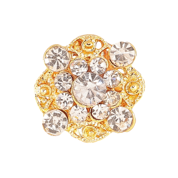 Брошь Узор со стразами фото №8 Брошь Узор со стразами фото №8