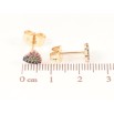 Сережки Xuping Позолота 18K пусети «Сердечка з різнокольорових кристалів» фото №2 Сережки Xuping Позолота 18K пусети «Сердечка з різнокольорових кристалів» фото №2