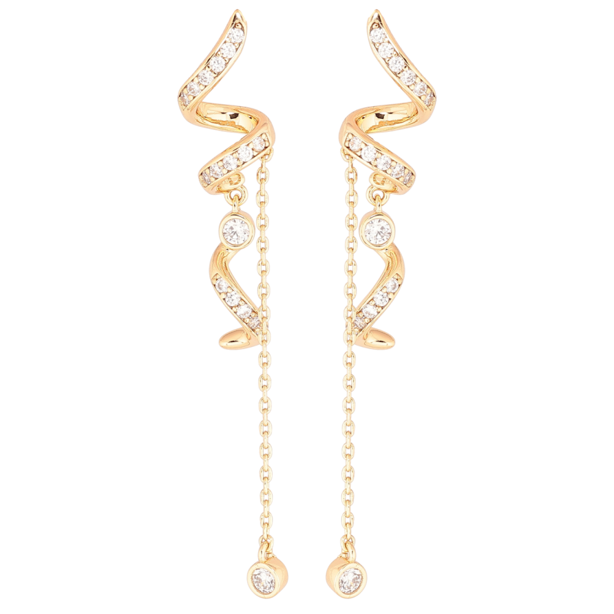 Сережки Xuping Позолота 18K пусети «Декоративні підвіски» фото №1 Сережки Xuping Позолота 18K пусети «Декоративні підвіски» фото №1