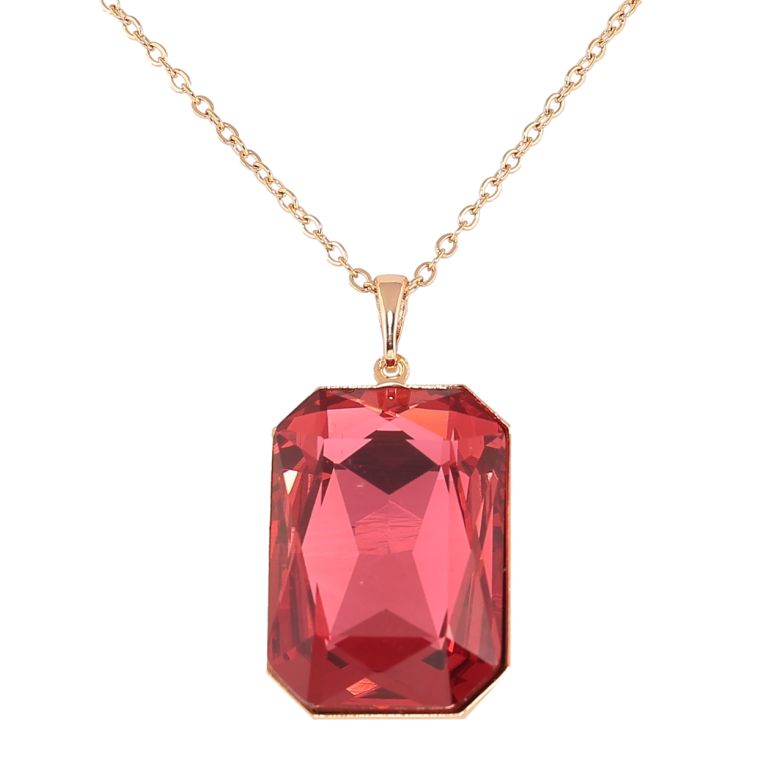 Кулон Xuping цвет 18K с кристаллами Swarovski на цепочке Кристалл Siam, 19х28мм длина 41-46см х 2мм фото №1 Кулон Xuping цвет 18K с кристаллами Swarovski на цепочке Кристалл Siam, 19х28мм длина 41-46см х 2мм фото №1