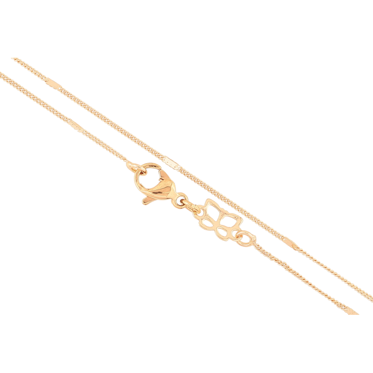 Цепочка Xuping M&L Цвет 18К Плетение Панцирное с прокаткой длина 41см х 1мм фото №22