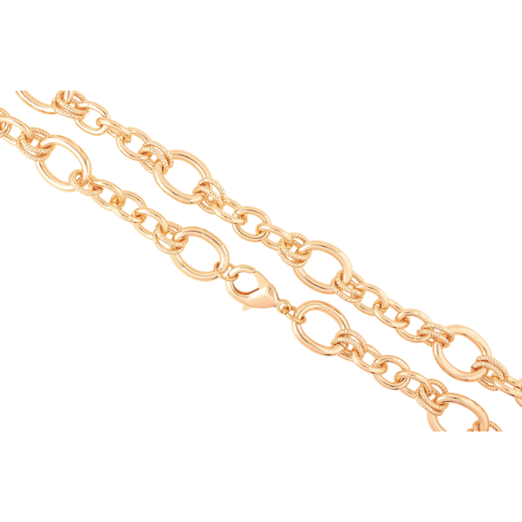 Цепочка Xuping M&L Цвет 18К Плетение Фантазийное длина 44см х 8-13мм фото №14