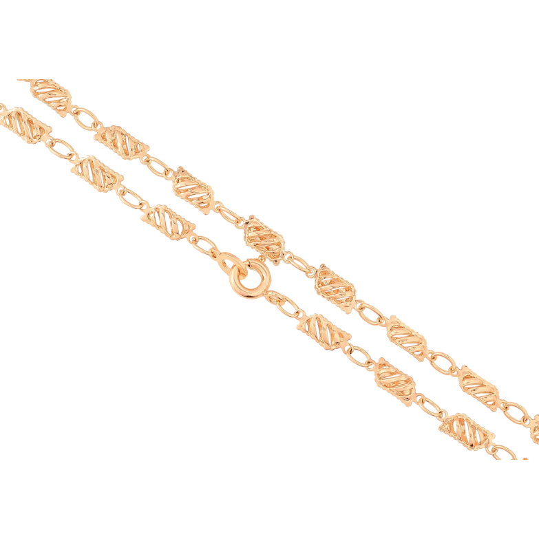Ланцюжок Xuping M&L Колір 18К «Плетіння Фантазійне» довжина 45см х 4мм фото №1