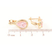 Серьги Xuping Позолота 18K английский замок Розовые кристальные капельки фото №2 Серьги Xuping Позолота 18K английский замок Розовые кристальные капельки фото №2