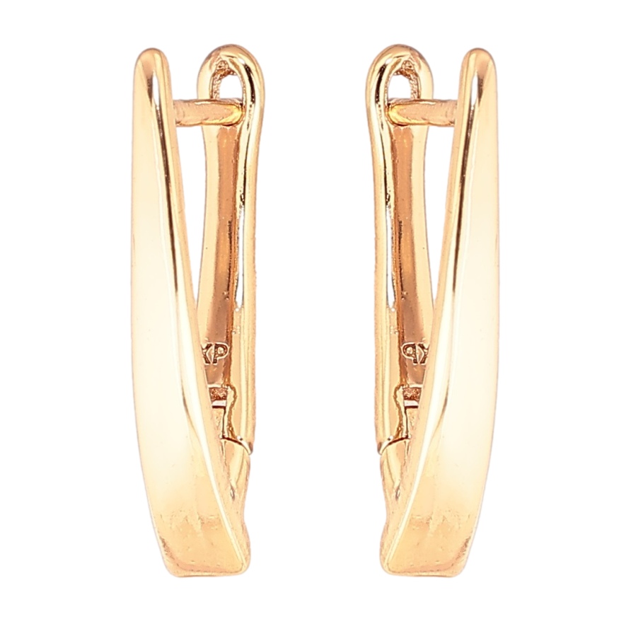 Серьги Xuping Позолота 18K английский замок Скобы фото №1 Серьги Xuping Позолота 18K английский замок Скобы фото №1