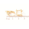 Серьги Xuping Позолота 18K английский замок Узор с радужным кристаллом фото №2 Серьги Xuping Позолота 18K английский замок Узор с радужным кристаллом фото №2