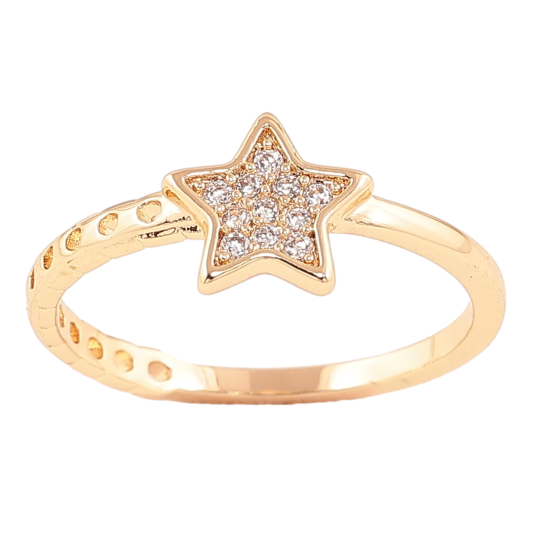 Кольцо Xuping Позолота 18K Звезда фото №1