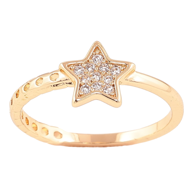 Кольцо Xuping Позолота 18K Звезда фото №18 Кольцо Xuping Позолота 18K Звезда фото №18