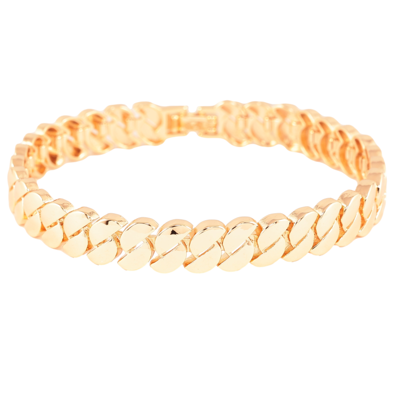 Браслет Xuping M&L Цвет 18K Декоративный узор» длинна 18.5см х 9мм фото №1 Браслет Xuping M&L Цвет 18K Декоративный узор» длинна 18.5см х 9мм фото №1