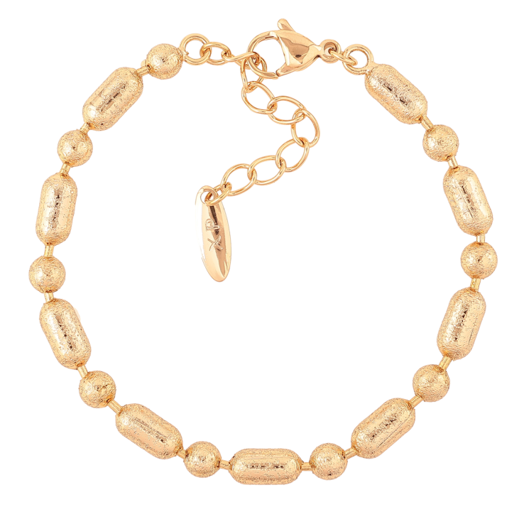 Браслет Xuping Позолота 18K Цепочка Перлина с шагренью длина с доп.цепочка 17-20.5см х 5мм фото №14 Браслет Xuping Позолота 18K Цепочка Перлина с шагренью длина с доп.цепочка 17-20.5см х 5мм фото №14