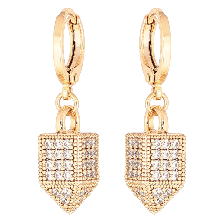 Серьги Xuping Позолота 18K подвески на колечках Декоративные подвески с инкрустацией цирконием фото №19