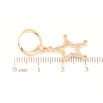 Серьги Xuping Позолота 18K подвески на колечках Звезды фото №2 Серьги Xuping Позолота 18K подвески на колечках Звезды фото №2
