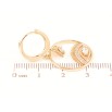 Серьги Xuping Позолота 18K подвески на колечках Глаза с кристаллами фото №2