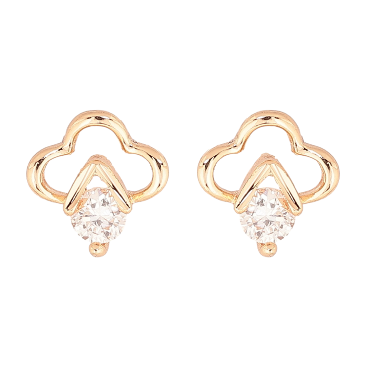 Сережки Xuping M&L Колір 18K пусети Візерунок з кристалами» фото №12 Сережки Xuping M&L Колір 18K пусети Візерунок з кристалами» фото №12