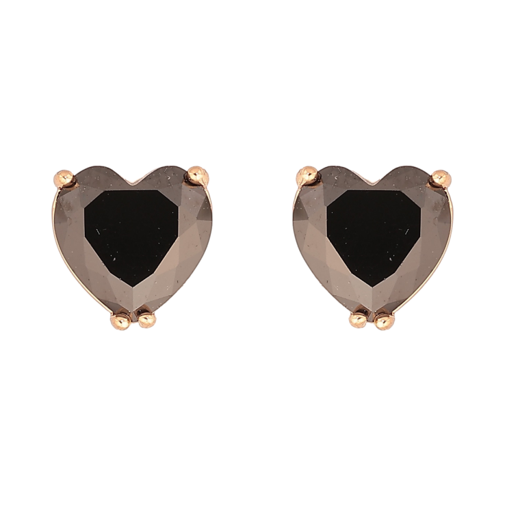 Серьги Xuping M&L Цвет 18K пусеты Черные кристальные сердечки 8х8мм фото №17 Серьги Xuping M&L Цвет 18K пусеты Черные кристальные сердечки 8х8мм фото №17