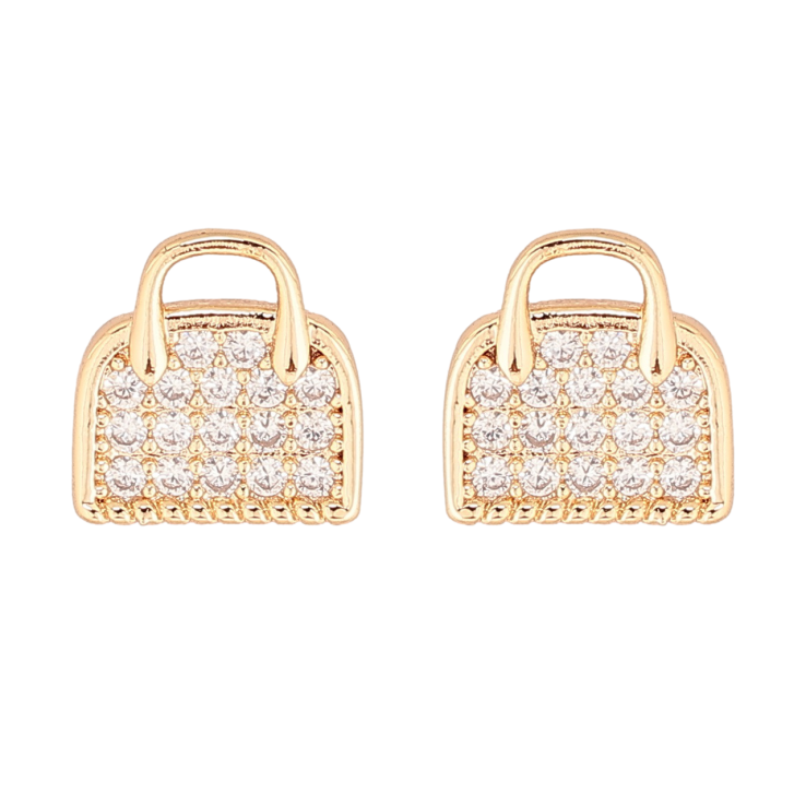 Сережки Xuping M&L Колір 18K пусети Сумочки» фото №9 Сережки Xuping M&L Колір 18K пусети Сумочки» фото №9