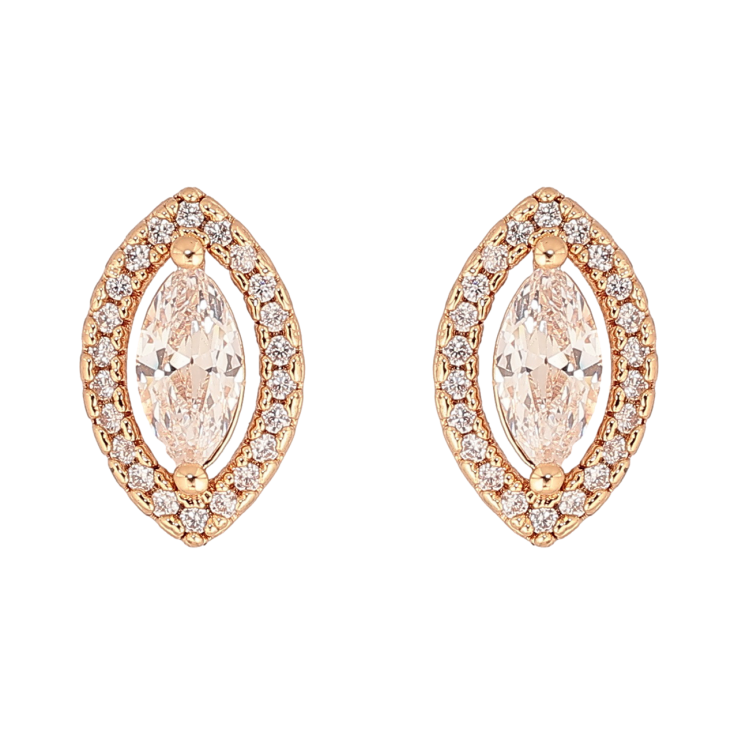 Серьги Xuping M&L Цвет 18K пусеты Узор с кристаллами фото №19 Серьги Xuping M&L Цвет 18K пусеты Узор с кристаллами фото №19