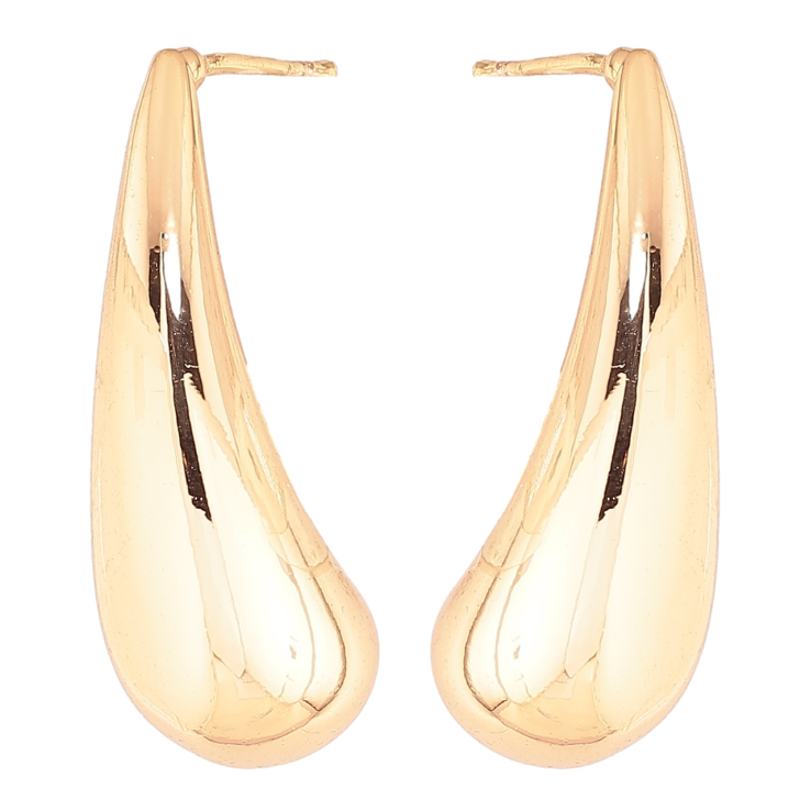 Сережки Xuping M&L Колір 18K пусети «Об'ємні крапельки» фото №7