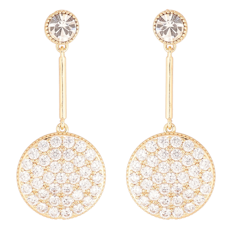 Серьги Xuping M&L Цвет 18K пусеты Кристальные подвески фото №1