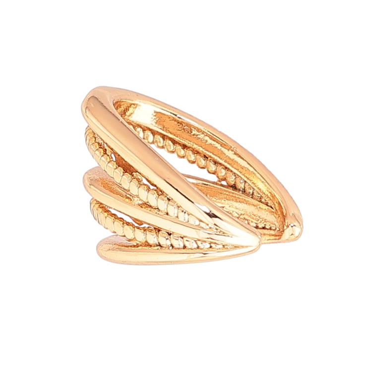 Сережки Xuping Позолота 18K моно-кафа «Декоративний візерунок» (1шт) фото №18