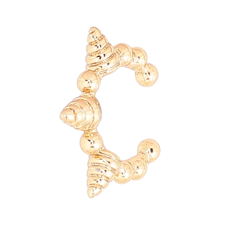 Сережки Xuping Позолота 18K моно-кафа «Декоративний візерунок» (1шт) фото №11