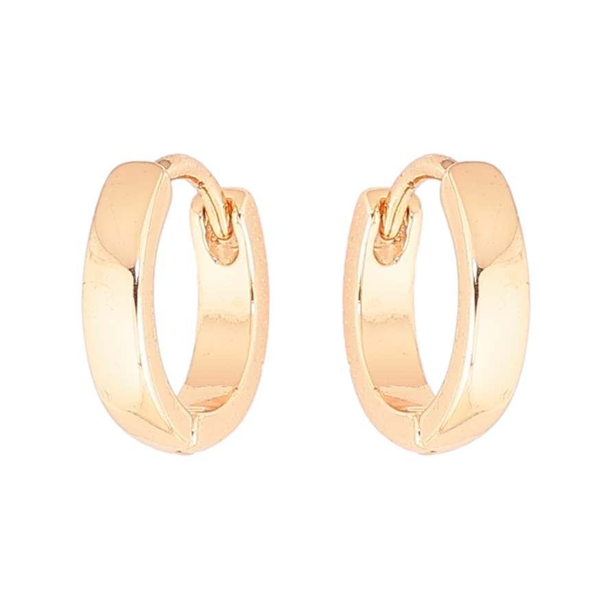 Серьги Xuping M&L Цвет 18K колечки Классика, шир. 2.5мм ø 12мм фото №1