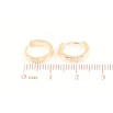Серьги Xuping M&L Цвет 18K колечки Классика, шир. 2.5мм ø 12мм фото №2