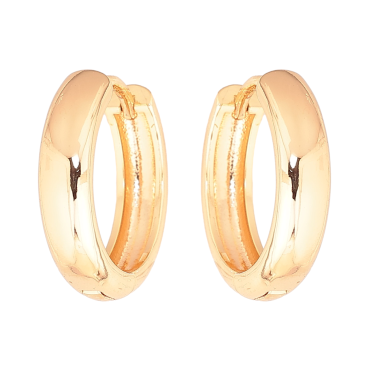 Сережки Xuping M&L Колір 18K колечка «Класика, шир. 5мм» ø 21мм фото №19