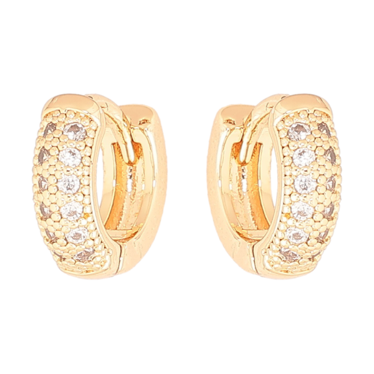 Серьги Xuping M&L Цвет 18K колечки Инкрустация кристаллами фото №24