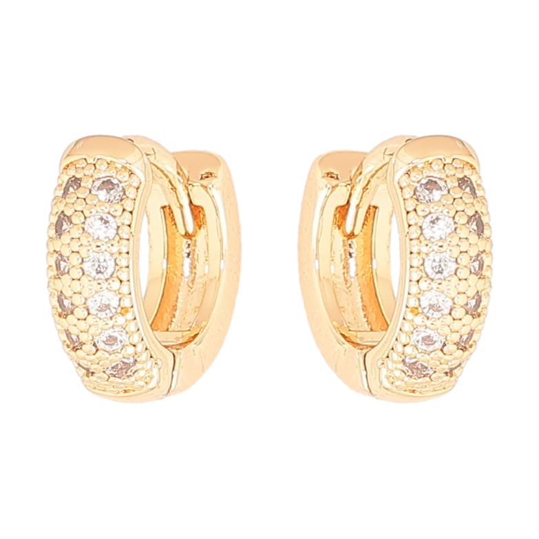 Серьги Xuping M&L Цвет 18K колечки Инкрустация кристаллами фото №2 Серьги Xuping M&L Цвет 18K колечки Инкрустация кристаллами фото №2