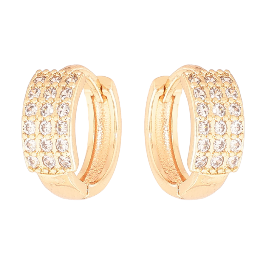 Серьги Xuping M&L Цвет 18K колечки Инкрустация кристаллами фото №1 Серьги Xuping M&L Цвет 18K колечки Инкрустация кристаллами фото №1