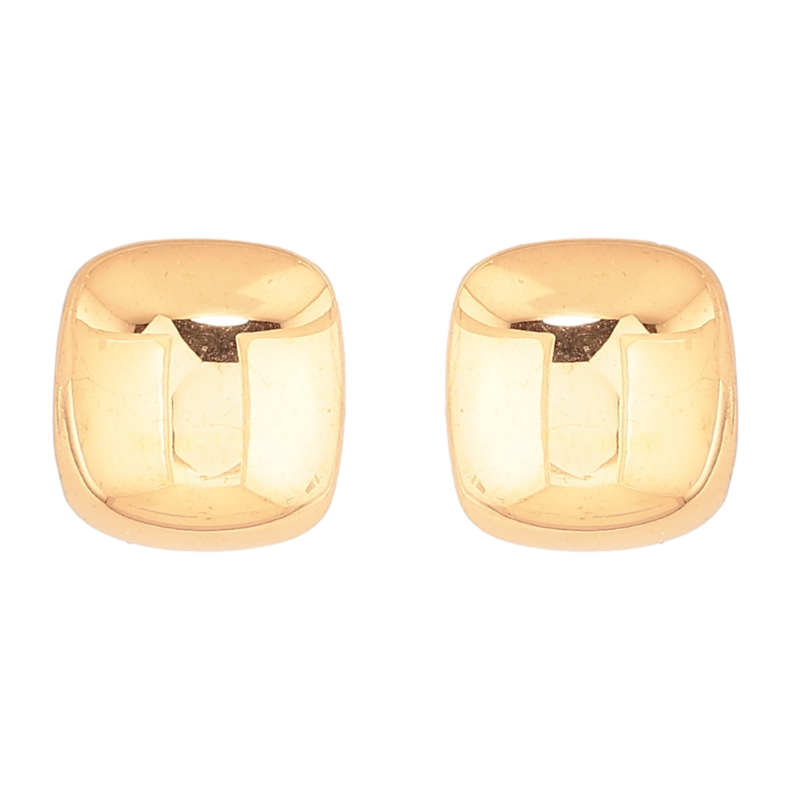 Серьги Xuping TTM Stainless Steel цвет 18К пусеты Декоративные 11х12мм фото №1