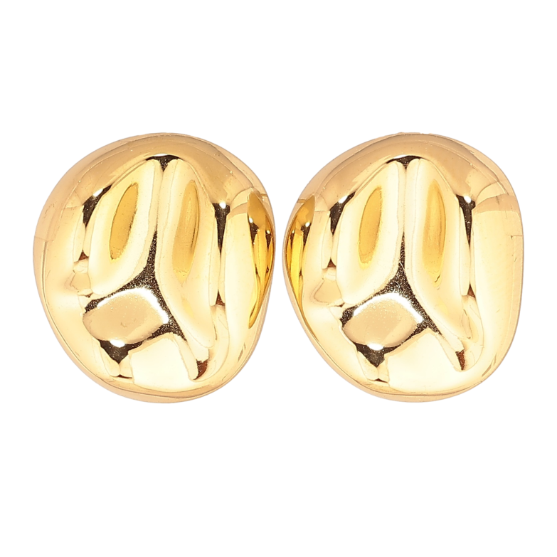 Серьги Xuping TTM Stainless Steel цвет 14К пусеты Декоративные фото №1