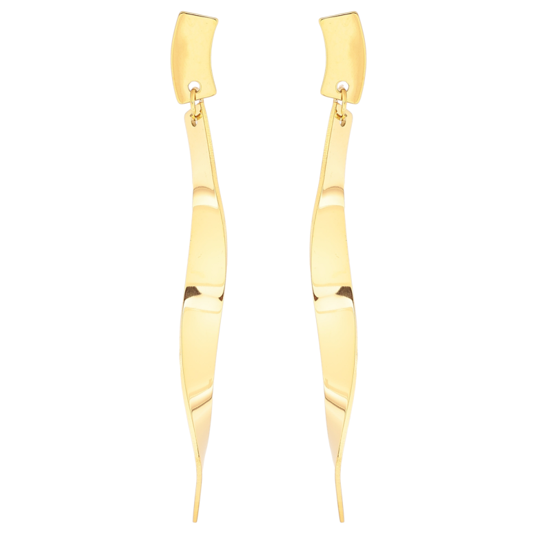 Серьги Xuping TTM Stainless Steel цвет 14К пусеты Декоративные подвески фото №1