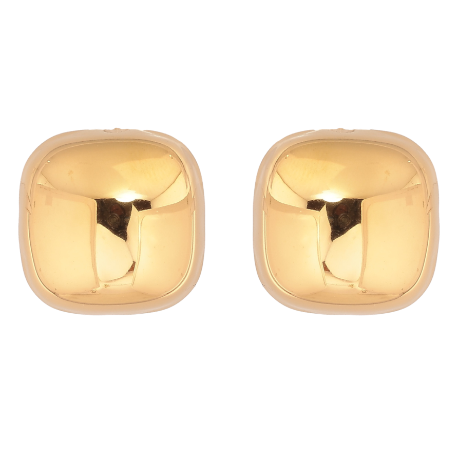 Сережки Xuping TTM Stainless Steel колір 14К пусети «Об'ємні квадрати» 18х18мм фото №1 Сережки Xuping TTM Stainless Steel колір 14К пусети «Об'ємні квадрати» 18х18мм фото №1