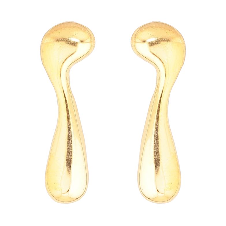 Серьги Xuping TTM Stainless Steel цвет 14К пусеты Декоративные фото №1