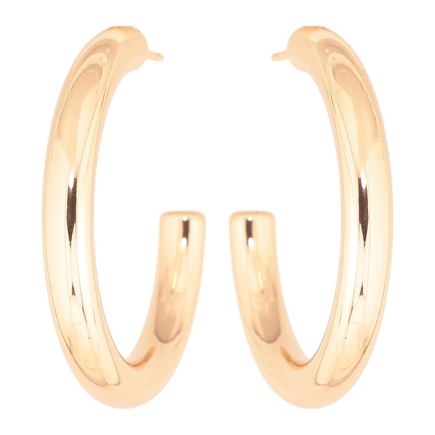 Сережки Xuping Позолота 18K пусети «Дуги» ø 4см фото №1