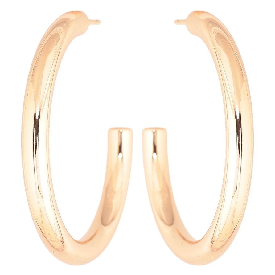 Сережки Xuping Позолота 18K пусети «Дуги» ø 5см фото №1