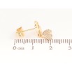 Сережки Xuping Позолота 18K пусети Сердечка фото №2