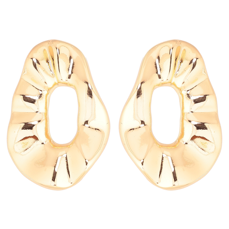 Серьги Xuping Позолота 18K пусеты Декоративные овалы фото №18