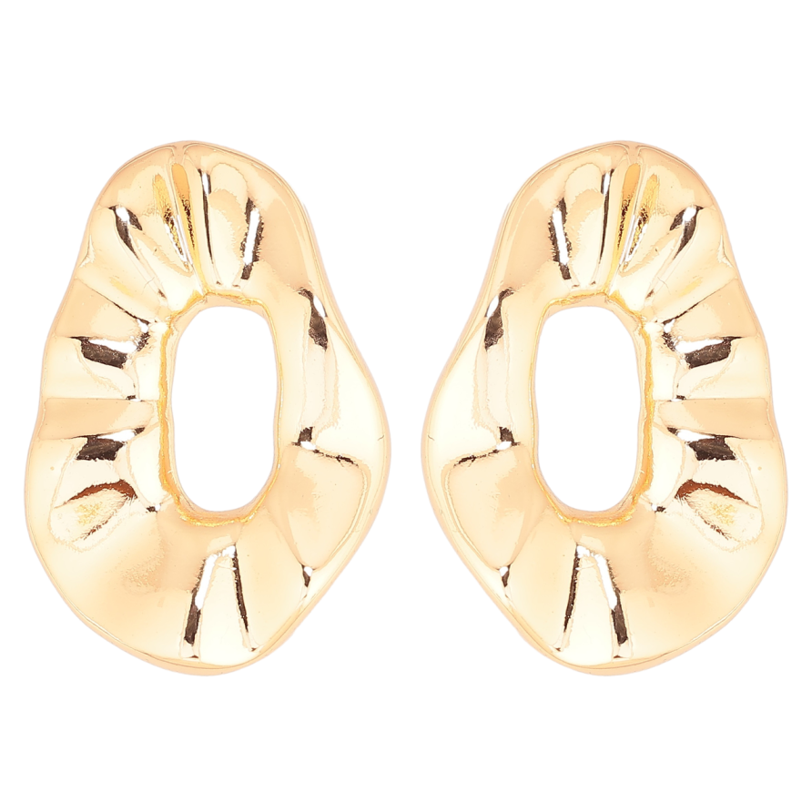 Серьги Xuping Позолота 18K пусеты Декоративные овалы фото №1