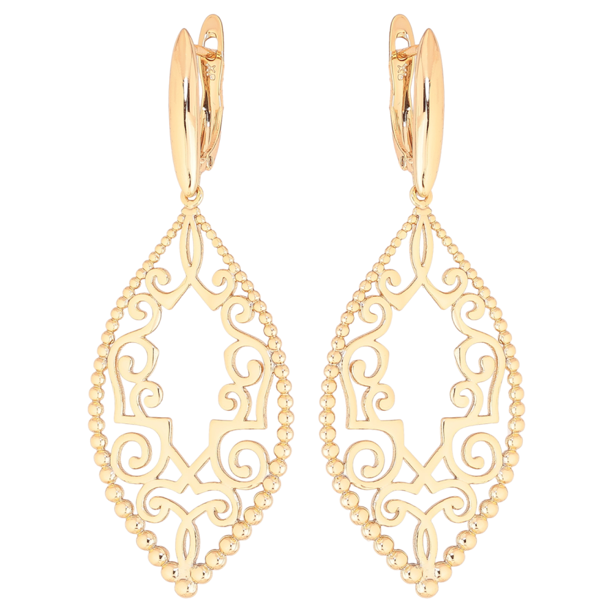 Серьги Xuping Позолота 18K английский замок Изящные подвески фото №1 Серьги Xuping Позолота 18K английский замок Изящные подвески фото №1